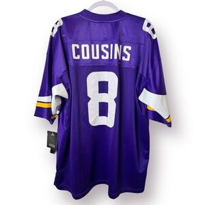 NWT NFL Pro Line 2XL Big Tall Minnesota Vikings Kirk Cousins Football Jersey